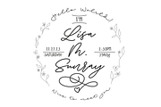 Lisa - a Baby Welcome PDF template, a Card Template by Roland Huse Design (Thumbnail 2 of 5)