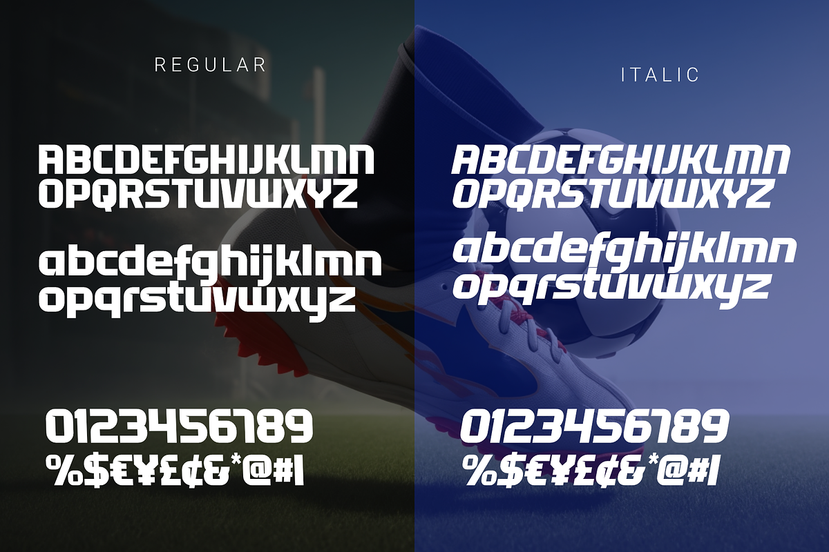 AMJ INDUSTRIES - SPORT FONT, a Sans Serif Font by Dumadistyle (Photo 2 of 9)