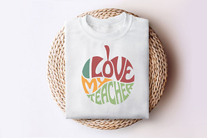 I love my teacher Apple Design, an Object Graphic by DigitalDesignsLaura