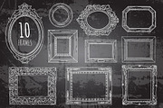 10 hand drawn frames, a Decorative Illustration by Redchocolate (Thumbnail 3 of 3)