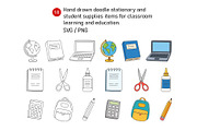 Stationary and Office Supplies., an Education Illustration by kaisorn (Thumbnail 1 of 3)