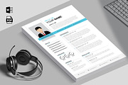 CV Template Minimalist Professional, a Resume Template by Blue Digital Studio (Thumbnail 1 of 2)