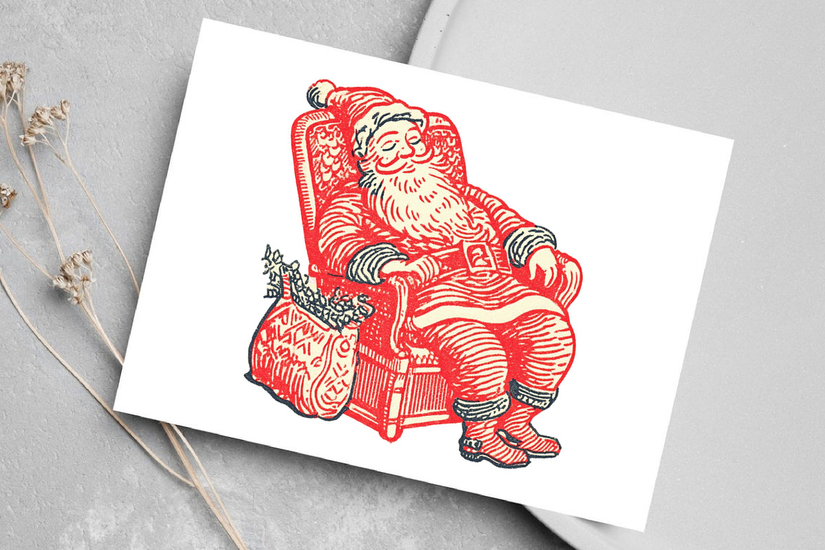 Christmas Santa Claus Clipart, an Illustration by Canvas Craft (Photo 5 of 8)