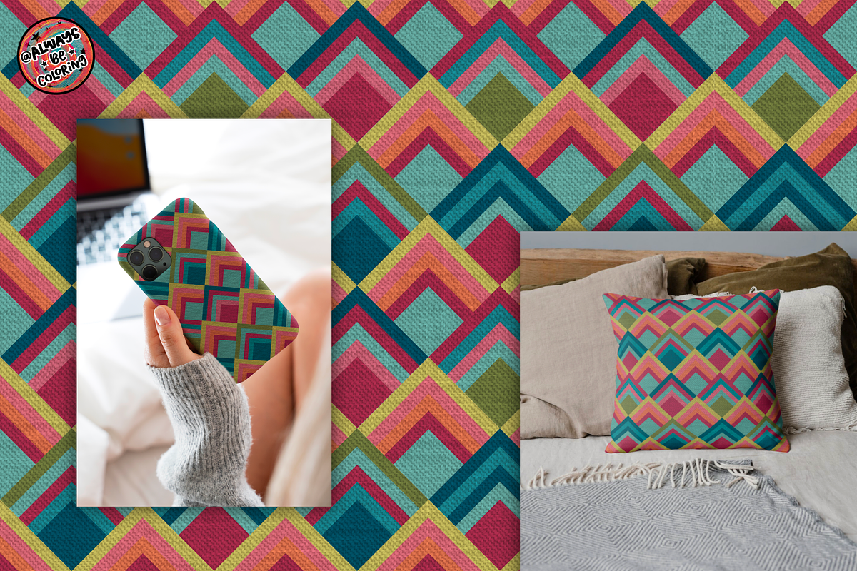 Procreate Quilt Creator Brush Set, a Brush Add-On by AlwaysBeColoring (Photo 10 of 12)