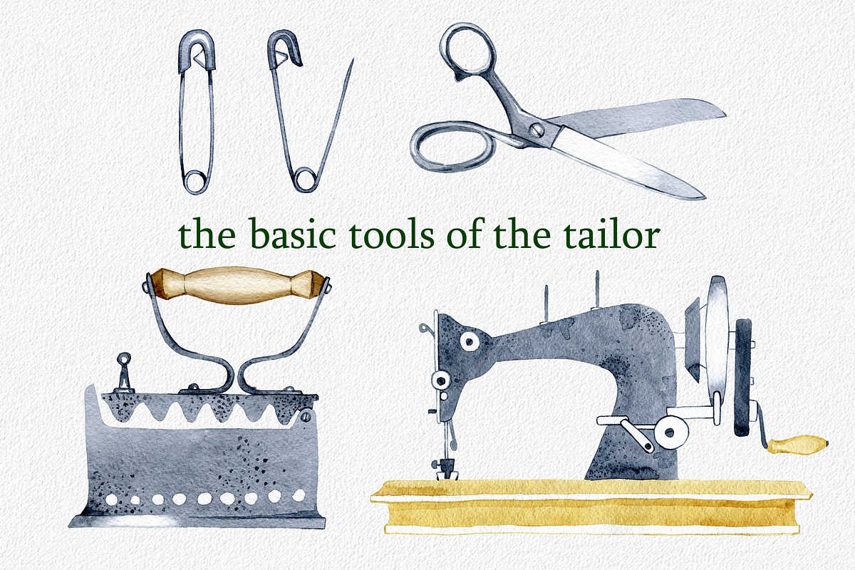tailoring, a Decorative Illustration by OlyaSenko (Photo 2 of 7)