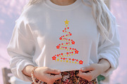 Christmas Tree of Stars Png, an Illustration by designcity5 (Thumbnail 5 of 8)
