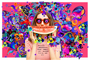 100 Modular Pattern Illustration, a Decorative Illustration by singpentinkhappy (Thumbnail 1 of 10)