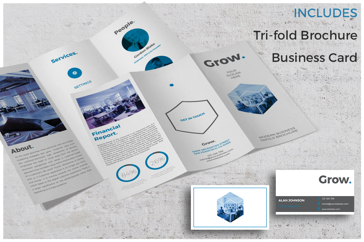 Grow. Company Profile, a Brochure Template by Boris Cupac (Photo 16 of 17)