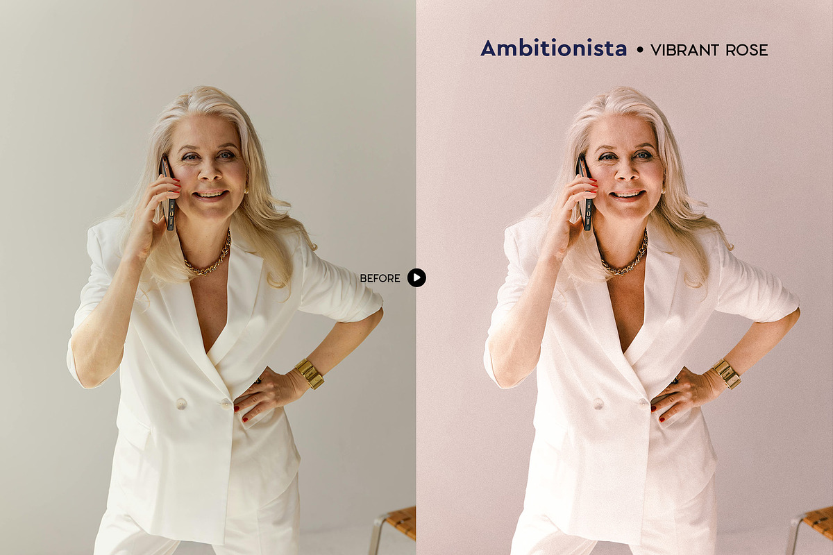 Abmbitionista Portrait Presets, a Preset Add-On by Presetrain Co. (Photo 5 of 10)