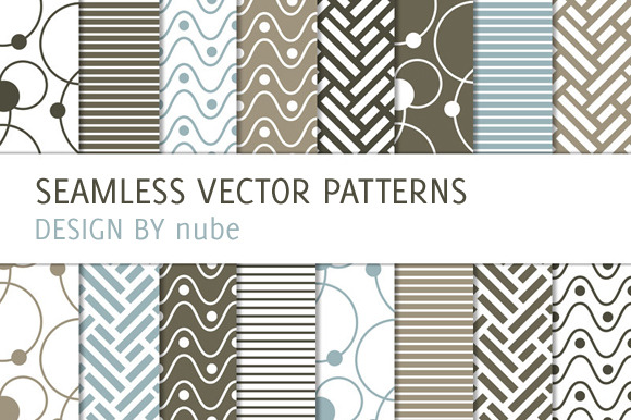 16 Patterns with Dots and Waves preview 2