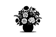 Flower Pot Silhouette Vector Bundle, an Illustration by jahid234 (Thumbnail 46 of 49)