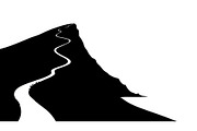 Lighthouse Cliff Silhouette Bundle, a Graphic by hafijul (Thumbnail 13 of 14)