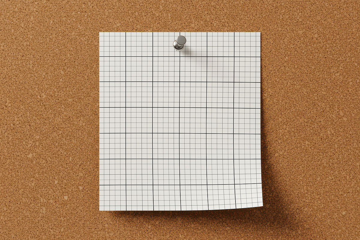 Pin to Cork Board Mockups, a Mockup by Luuqas Design (Photo 2 of 2)