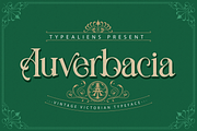 HST - Auverbacia, a Serif Font by ilhamtaro (Thumbnail 1 of 10)