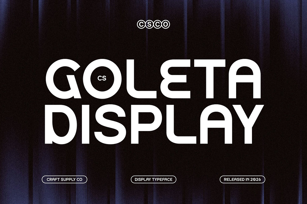 CS Goleta – Modern Sans Serif, a Sans Serif Font by Craft Supply Co. (Photo 1 of 8)