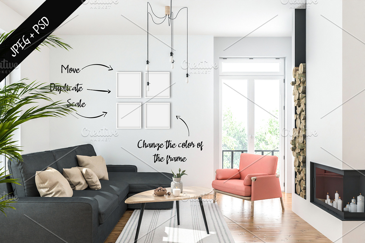 Interior mockup bundle
