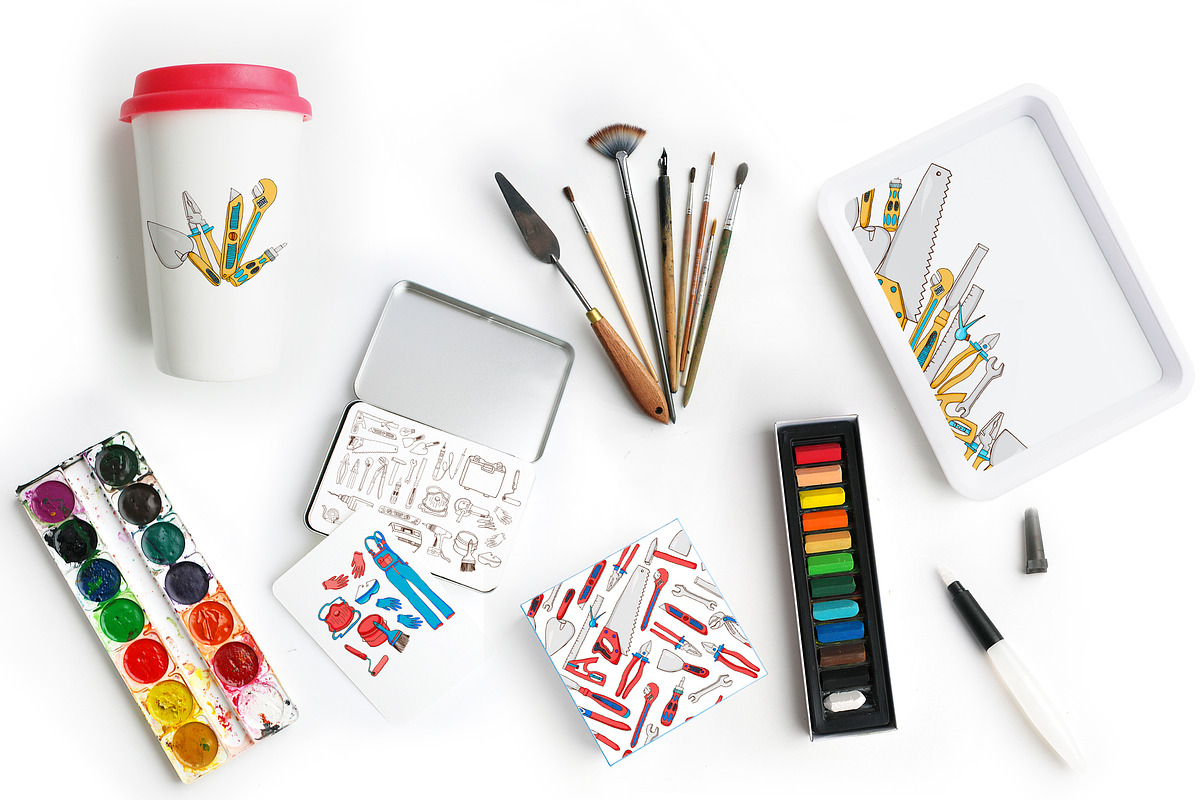 Repair tools collection, an Object Graphic by Karina.sketch (Photo 2 of 4)