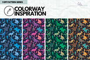 Dinosaur Lightning Pattern, a Pattern Graphic by Salty North Studio (Thumbnail 3 of 4)