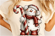 Whimsical Christmas Snowman PNG, a Work Illustration by SinaCreation (Thumbnail 5 of 6)
