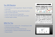 ATS Resume CV Word & Google Docs 31, a Resume Template by MrCam Template Resume|CV (Thumbnail 6 of 8)