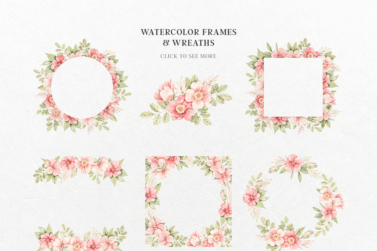 Sale Pink Floral. Watercolor flowers, a Decorative Illustration by Kate Macate (Photo 9 of 11)