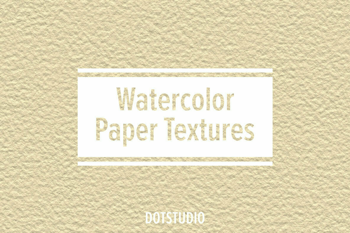 Watercolor Paper Textures, a Texture Graphic by dotstudio (Photo 1 of 7)