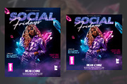 Night Club Party Flyer Template, a Flyer Template by Hotpin (Thumbnail 2 of 2)