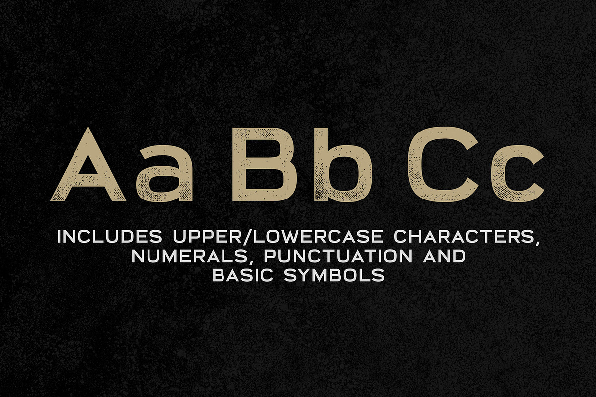 Broadwell | Strong Distressed Font preview 5