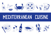 Mediterranean Cuisine, a Food Illustration by YuskinKot (Thumbnail 1 of 6)
