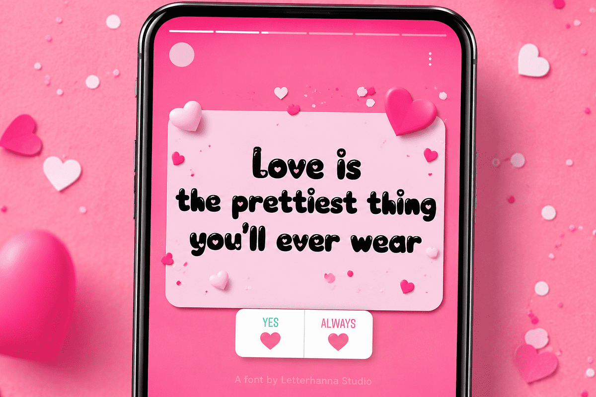 Sweetbliss Font, a Sans Serif Font by Letterhanna Studio (Photo 3 of 9)