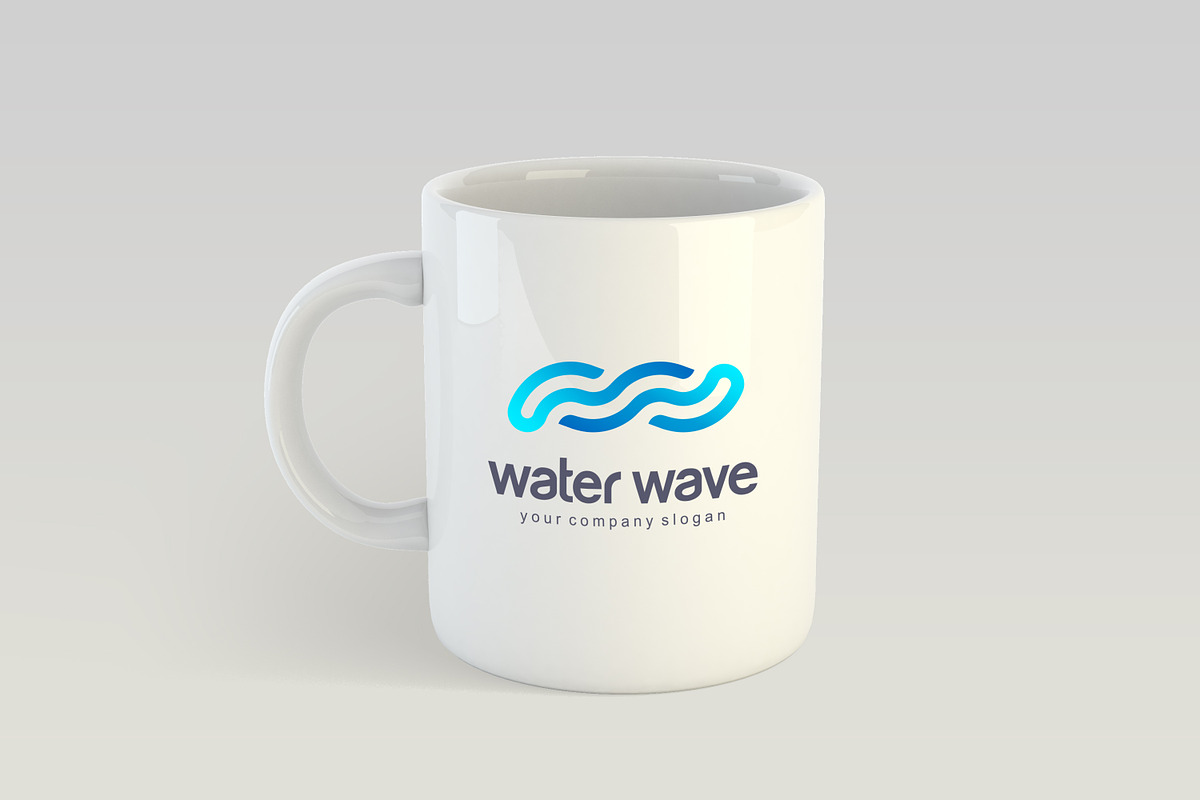 Water Wave Logo, a Branding & Logo Template by IKarGraphics (Photo 2 of 3)