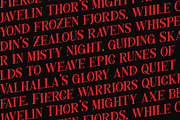 Nothing Inside | Horror Typeface, a Serif Font by Denustudios (Thumbnail 4 of 12)