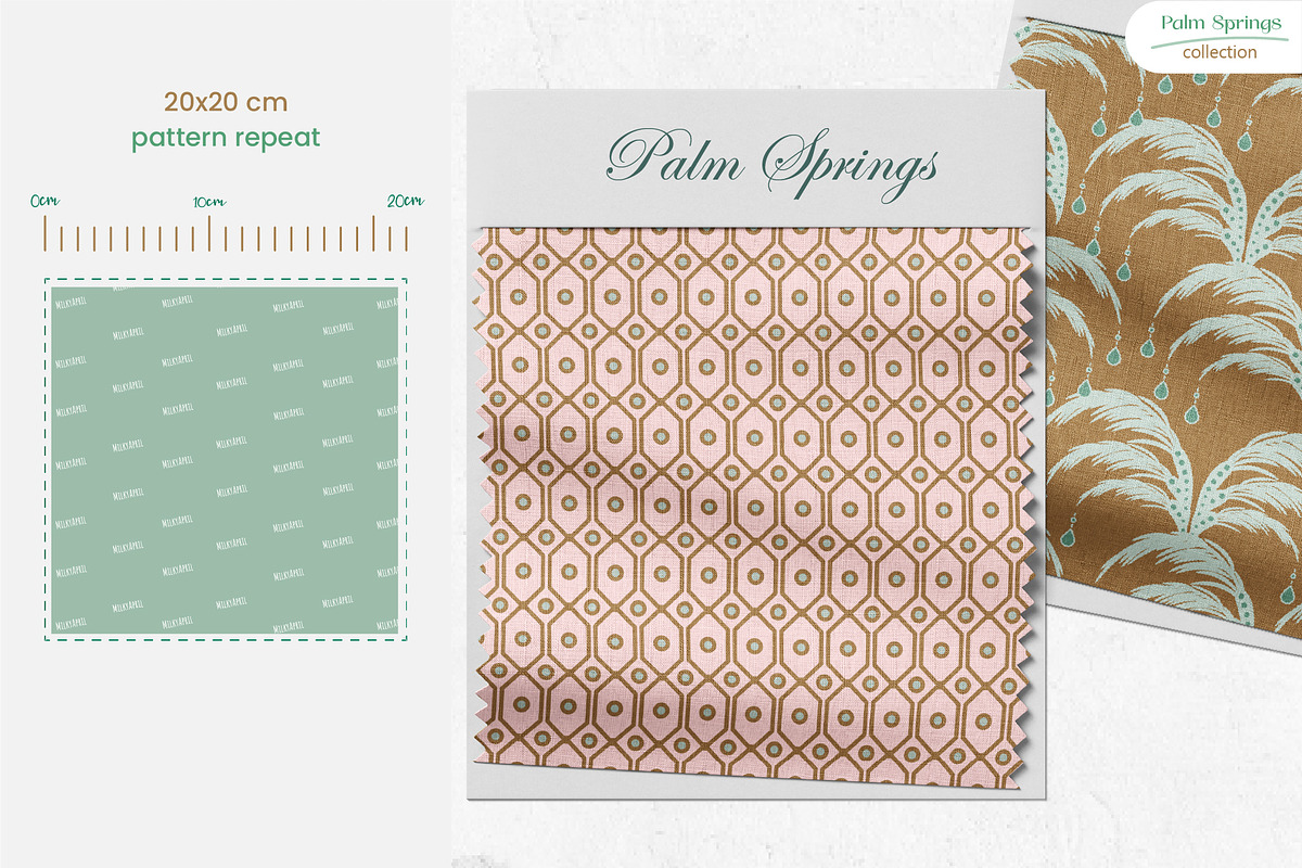 Palm Springs - Seamless Patterns, a Pattern Graphic by InaCorart (Photo 5 of 6)