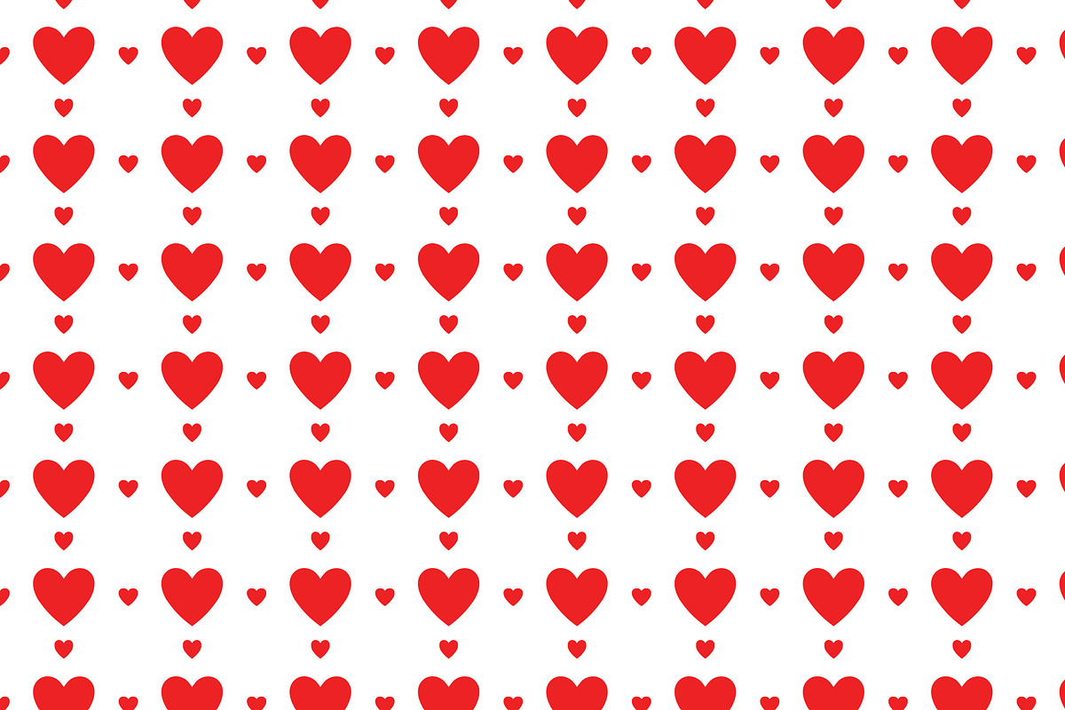 Valentine's Day - 14 Vector Hearts, a Pattern Graphic by Carolyn Packard Design (Photo 4 of 5)
