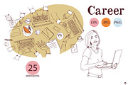 Career, a Person Illustration by Olillia (Thumbnail 6 of 11)