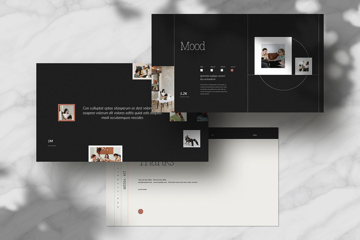 Welcome Media Kit PowerPoint, a Presentation Template by White Graphic (Photo 7 of 7)