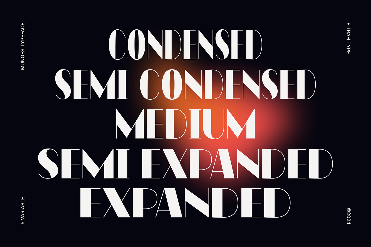 Munges Complete Family, a Sans Serif Font by Fitrah Type (Photo 4 of 14)