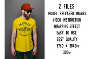 T-shirt mockup (front and back) # 2, a Shirt Mockup by Arfis (Thumbnail 4 of 6)
