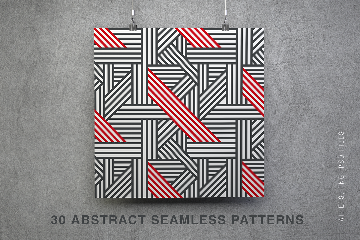 Abstract Seamless Patterns, a Pattern Graphic by Tkoko vectors & patterns (Photo 1 of 20)