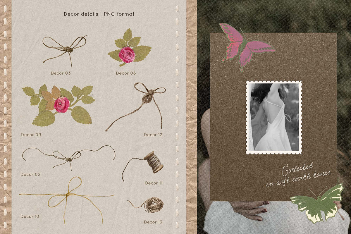 Craftelle – Kraft collage kit, an Object Graphic by DigARTbyHavroshka (Photo 11 of 14)