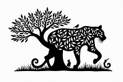 Beautiful Cheetah Silhouette Vector, an Illustration by Amazin_art (Thumbnail 16 of 21)