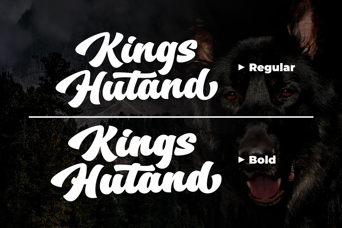 Kings Hutand Modern Bold Script, a Script Font by Multype Studio (Photo 7 of 15)