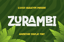 Zurambi – Adventure Display Font