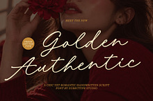 Golden Authentic - Cursive Font
