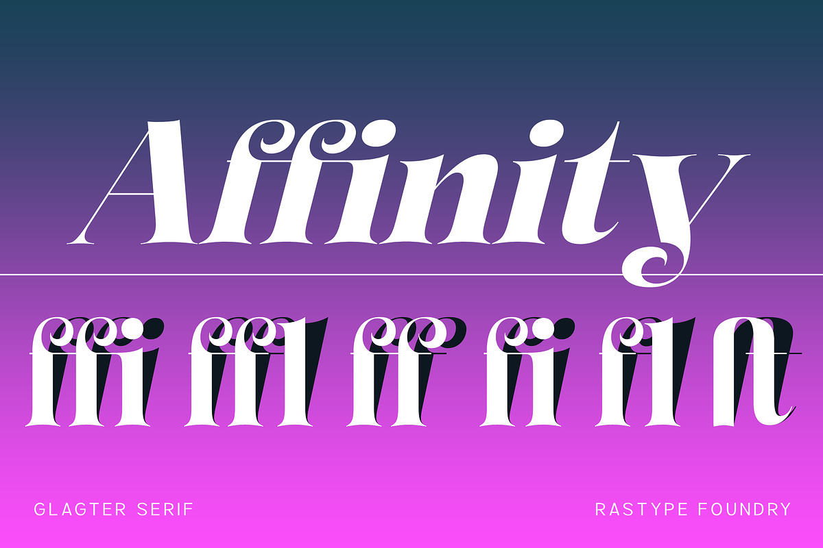 Glagter Normal - Family Font, a Serif Font by Rastype (Photo 8 of 15)