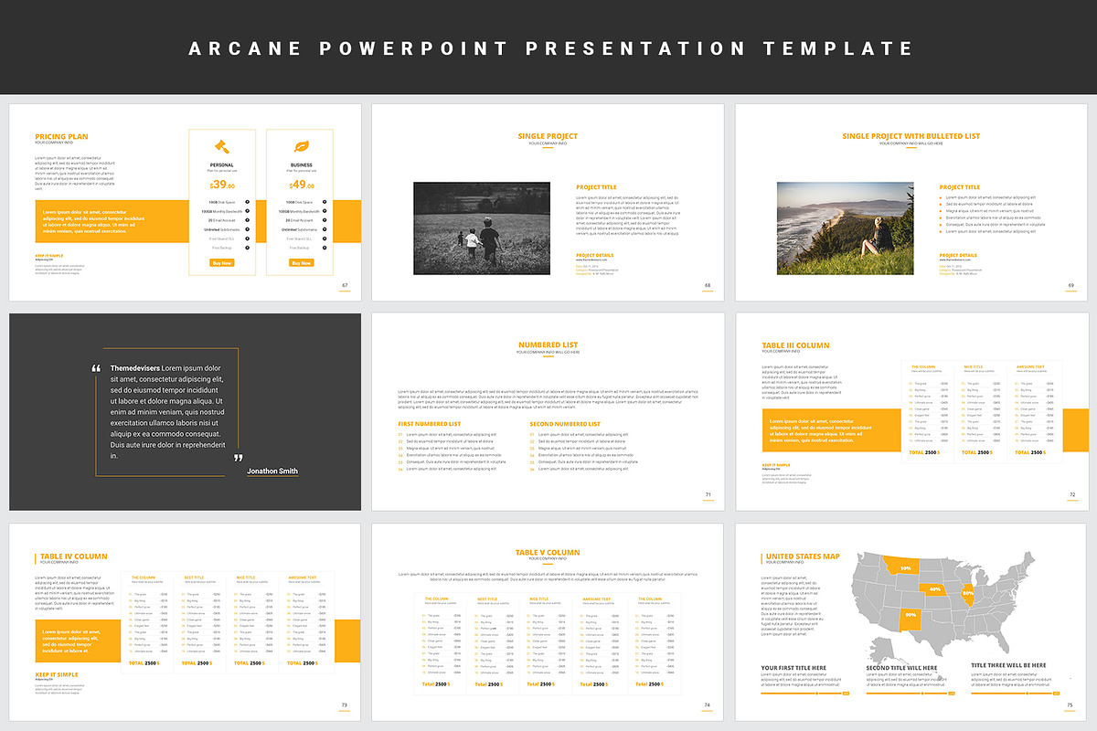 Arcane Powerpoint Presentation, a Presentation Template by ThemeDevisers (Photo 10 of 14)