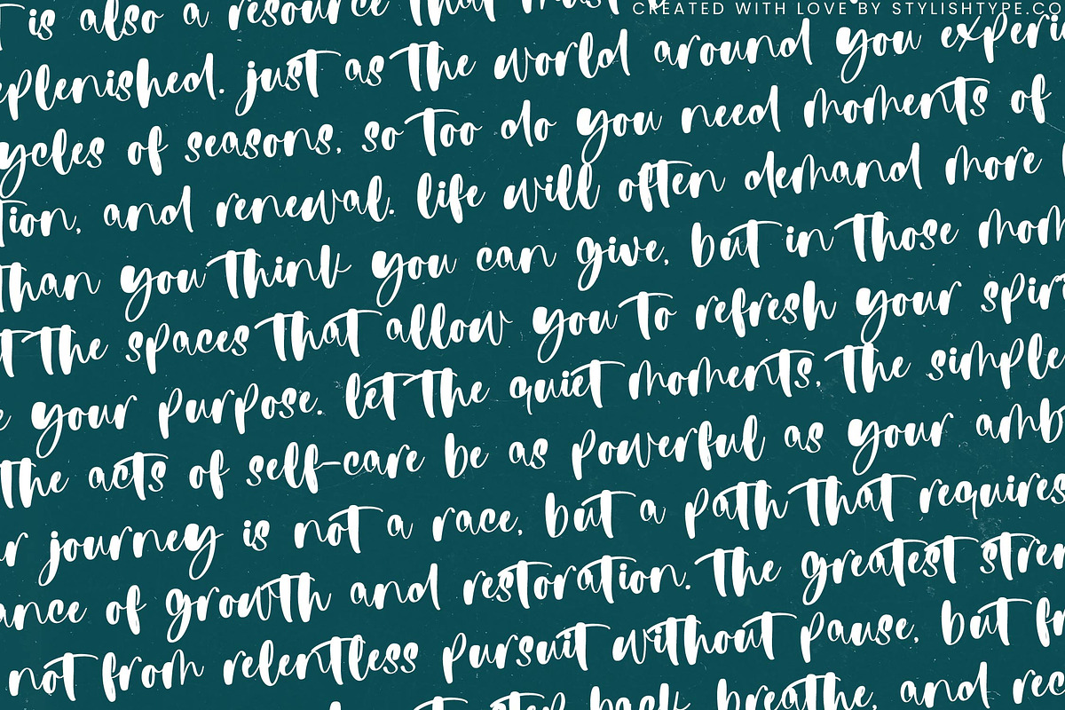 Refresh Youter Bold Handwritten Font, a Script Font by stylishtype.co (Photo 16 of 20)
