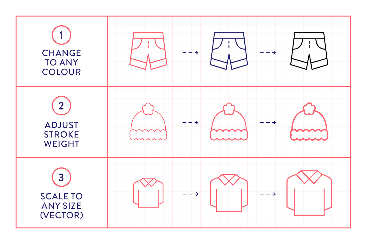 Clothing Icons, an Outline Icon by Made by Made (Photo 3 of 8)