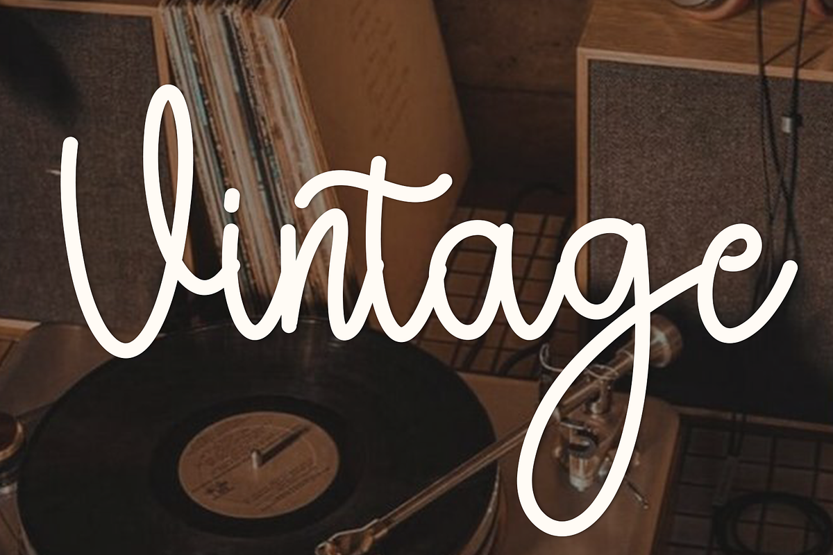 Married, a Handwritten Font by InermediaSTUDIO (Photo 2 of 7)