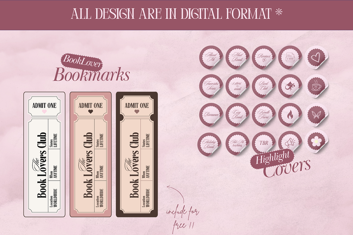 Bookstagram template Instagram Canva, a Social Media Template by PixelBloomClub (Photo 6 of 8)